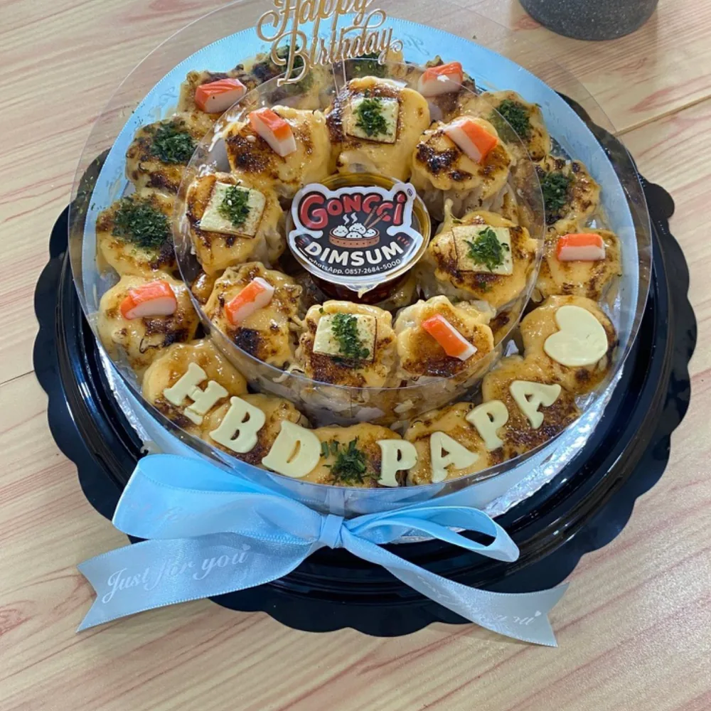 Birthday Large paket dimsum ulang tahun isi 40-60 pcs Gongci