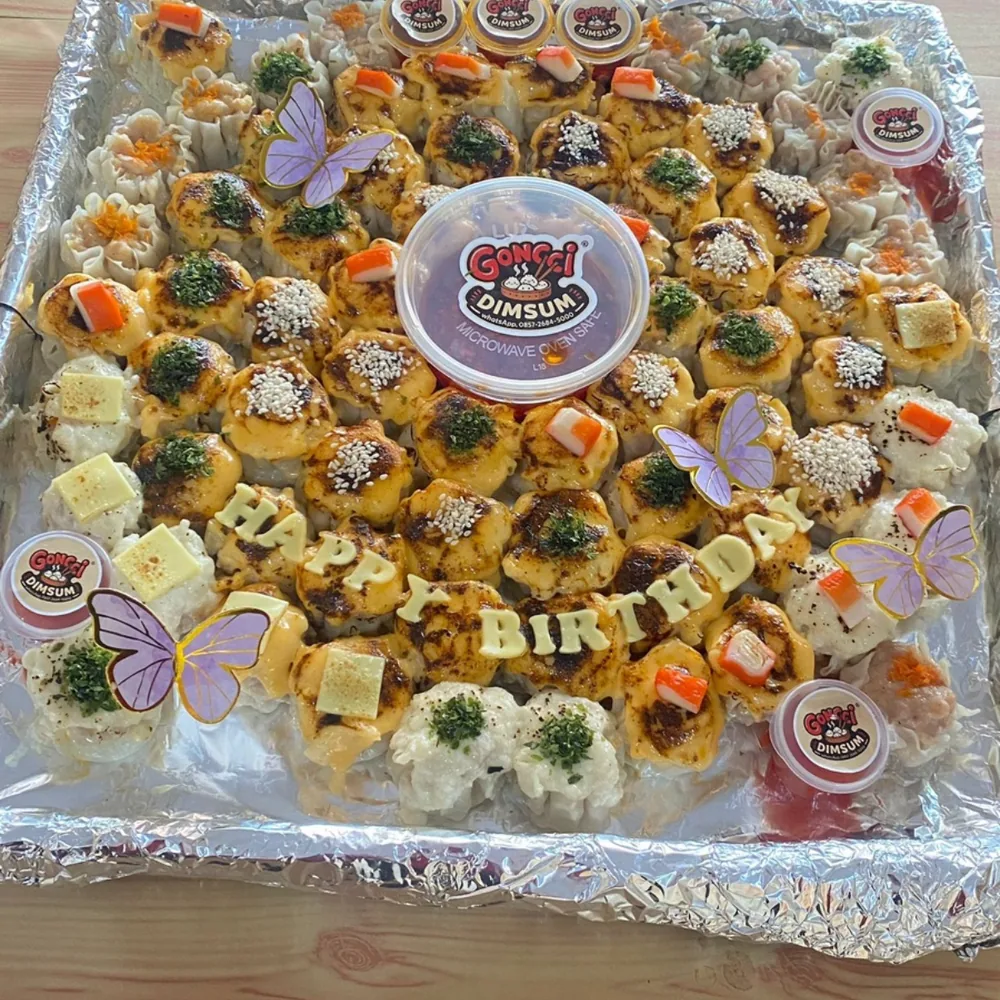 Dimsum Tampah untuk acara syukuran dan kumpul keluarga Gongci