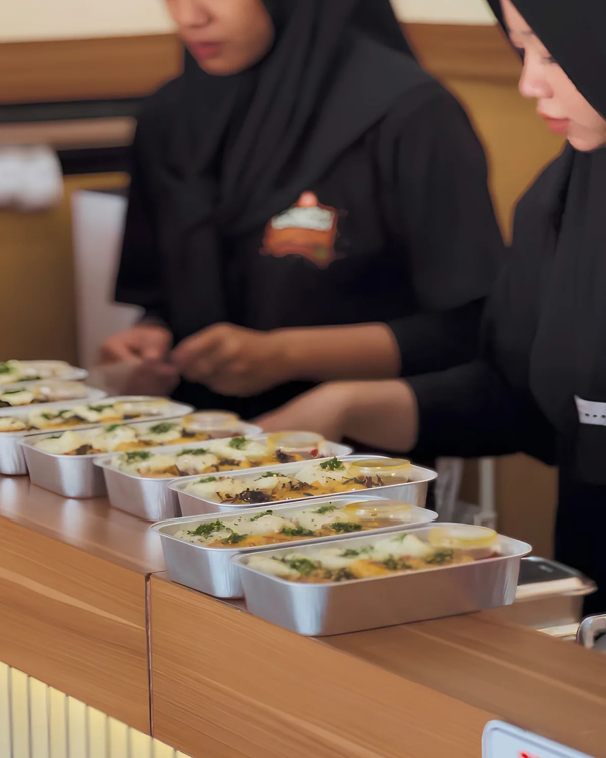 Tim dapur Gongci Dimsum Malang