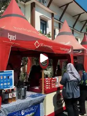 Booth dimsum Gongci di Dinas Kelautan — dokumentasi Instagram