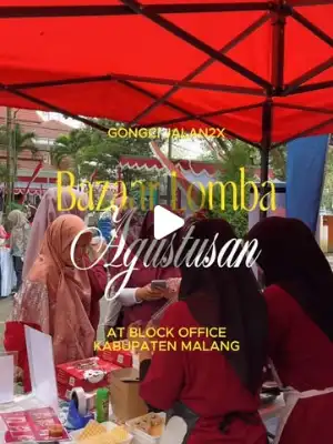 Booth dimsum Gongci di Bazar Block Office Malang — dokumentasi Instagram