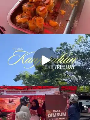 Booth dimsum Gongci di CFD Kanjuruhan — dokumentasi Instagram